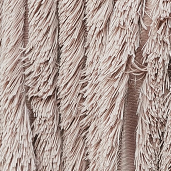 Taupe Open Front Fuzzy Vegan Fur Jacket Coat Party - Picture 7 of 8